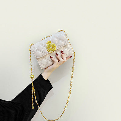 Damen Clutch-Tasche mit luxuriösem Kettenriemen und eleganter Steppung Nord Taschen
