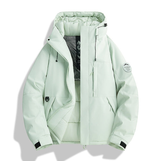 Damen Wattierte Winterjacke mit Kapuze, wasserabweisend und winddicht Nord Taschen
