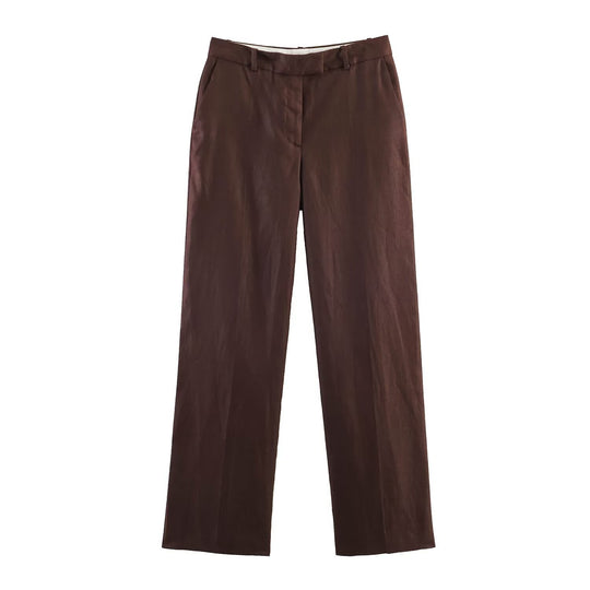 Damen Doppelreihiger Blazer mit gerade geschnittener Anzughose Nord Taschen