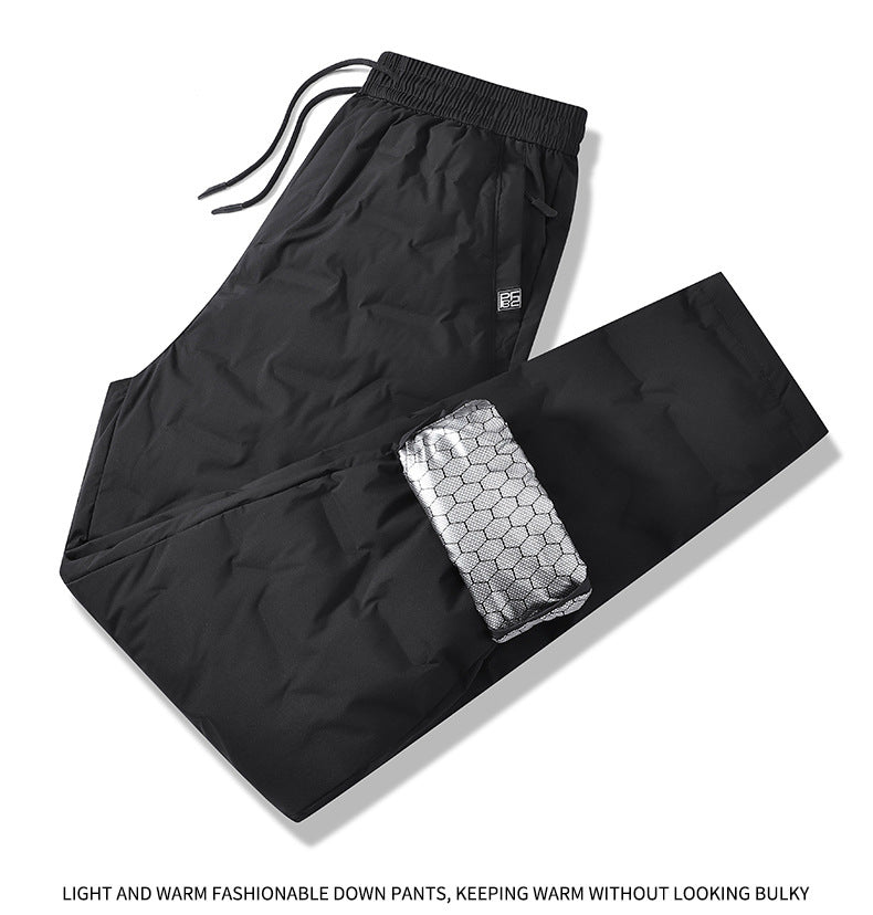 Herren Gepolsterte Thermohose mit Steppung, elastischem Bund und Reißverschlusstaschen Nord Taschen