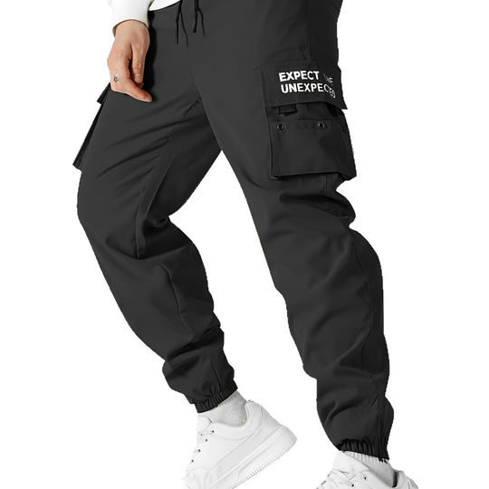 Herren Tapered Cargo-Jogginghose mit elastischem Bund, Multifachtaschen & Bündchen Nord Taschen