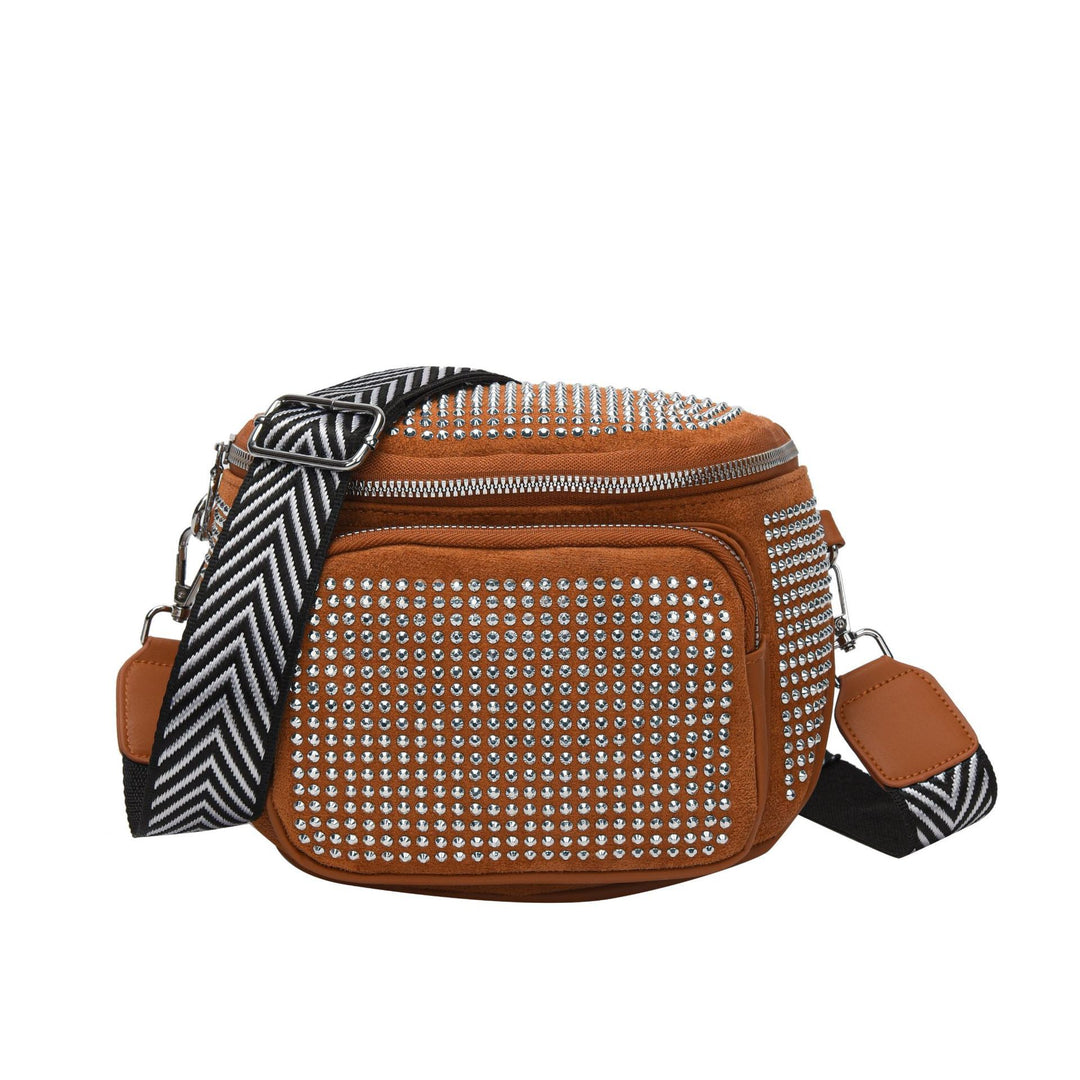 Damen modische Umhängetasche mit funkelnden Strassdetails Nord Taschen