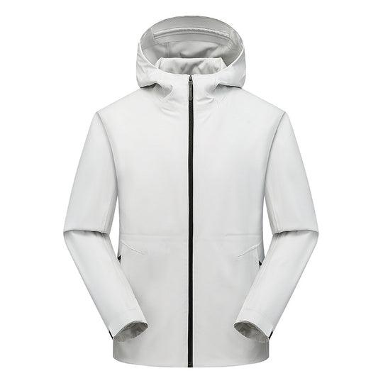 Herren Ultraleichte Softshell-Kapuzenjacke mit nahtverdecktem Reißverschluss und ergonomischer Kapuze Nord Taschen