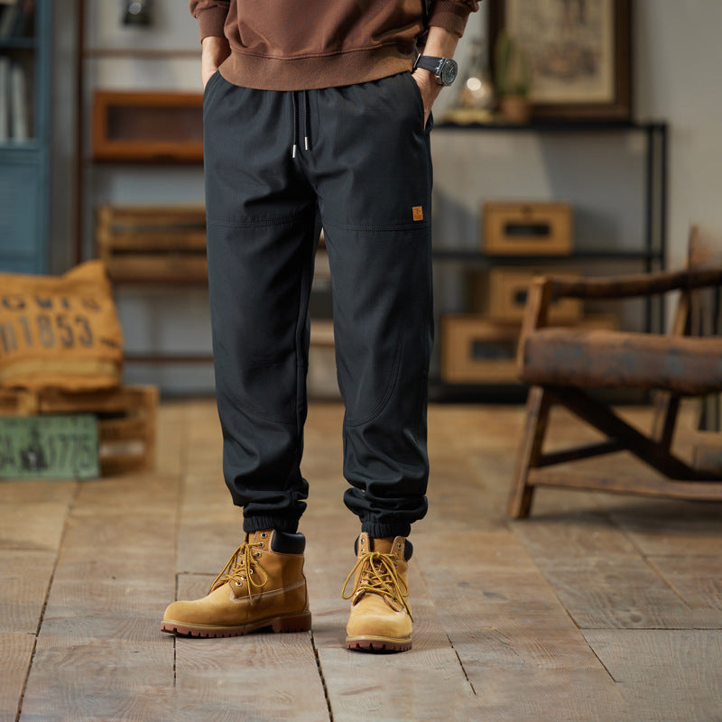 Herren Cargo-Joggerhose mit Kordelzug, verstärkten Knieeinsätzen und elastischen Bündchen Nord Taschen