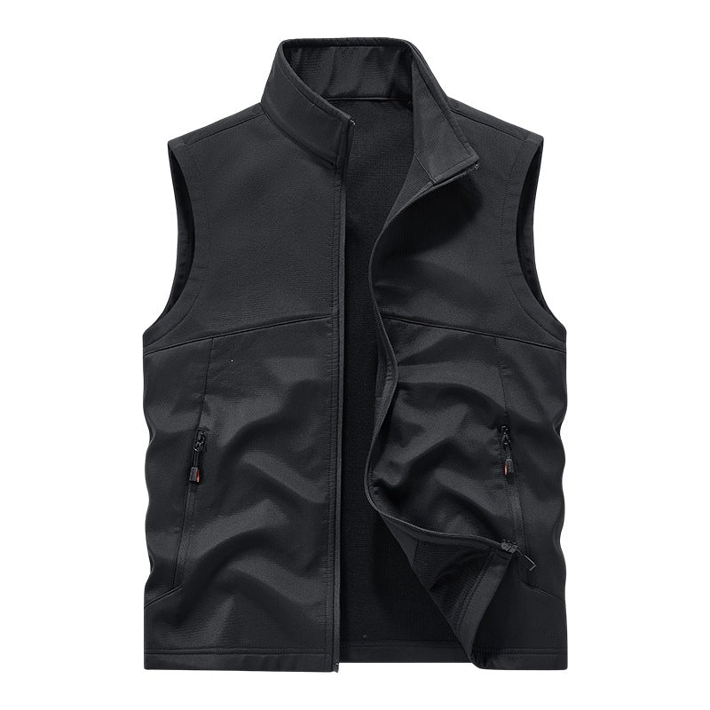 Herren Softshell-Weste mit Fleece-Innenfutter, winddicht und wasserabweisend Nord Taschen