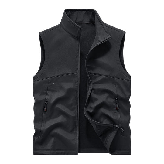 Herren Softshell-Weste mit Fleece-Innenfutter, winddicht und wasserabweisend Nord Taschen