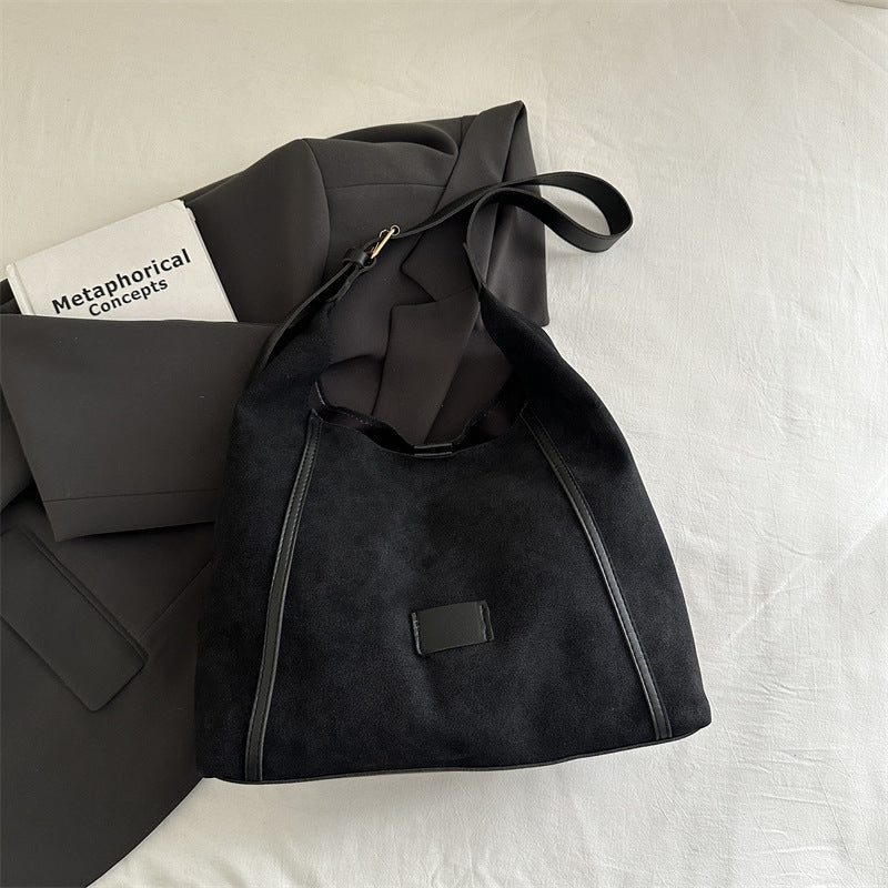 Damen elegante Umhängetasche aus hochwertigem Wildleder Nord Taschen