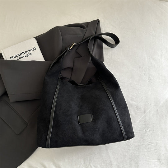 Damen elegante Umhängetasche aus hochwertigem Wildleder Nord Taschen