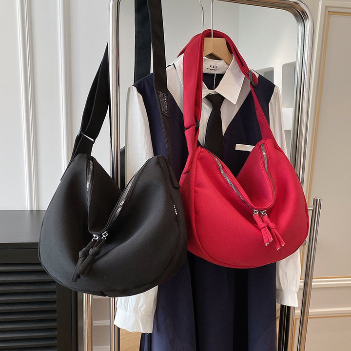Damen modische Umhängetasche mit elegantem Reißverschluss Nord Taschen