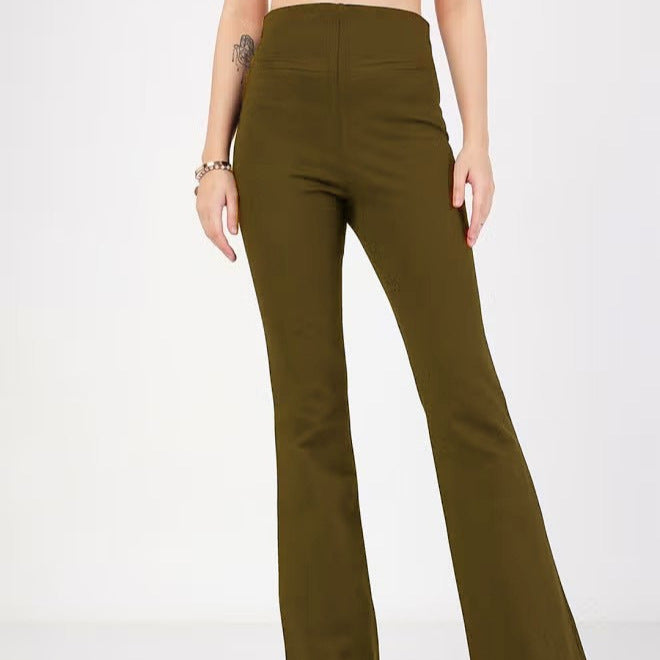 Damen Hoch geschnittene Bootcut-Hose Nord Taschen