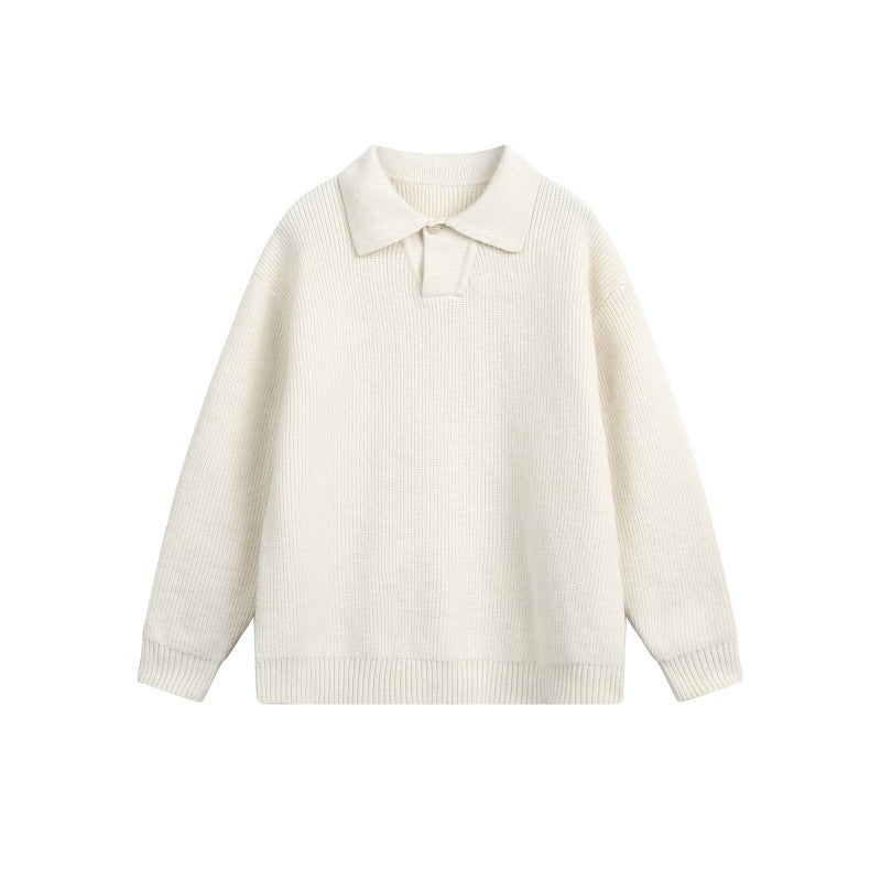 Damen Grobstrick-Polo mit Kentkragen und Oversize-Silhouette Nord Taschen