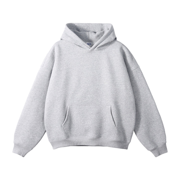 Unisex nan weit geschnittener Kapuzenpullover aus Bio-Baumwolle mit Kängurutasche Nord Taschen
