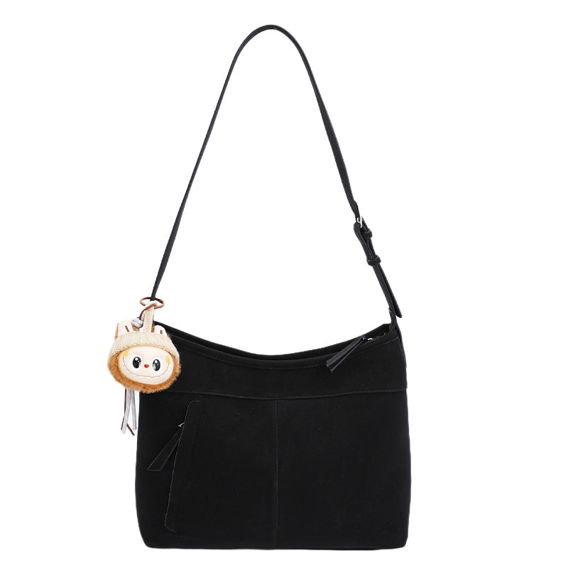 Damen Hobo Tasche mit süßem Tieranhänger Nord Taschen