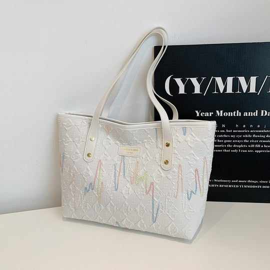 Damen Tragetasche mit modernem grafischen Design Nord Taschen