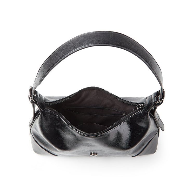 Damen Hobo-Tasche mit dekorativem Schnallenakzent und hochwertiger Kunstlederverarbeitung Nord Taschen