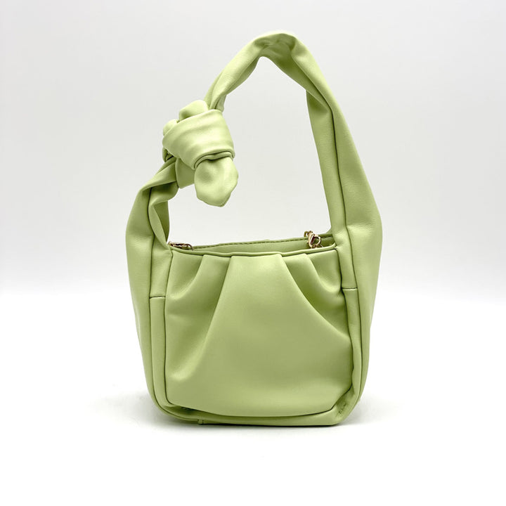 Damen Hobo-Tasche mit knotenförmigem Griff und eleganter Kettenverzierung Nord Taschen