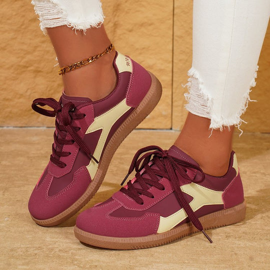 Damen Sportliche Sneakers mit atmungsaktivem Obermaterial und rutschfester Sohle
