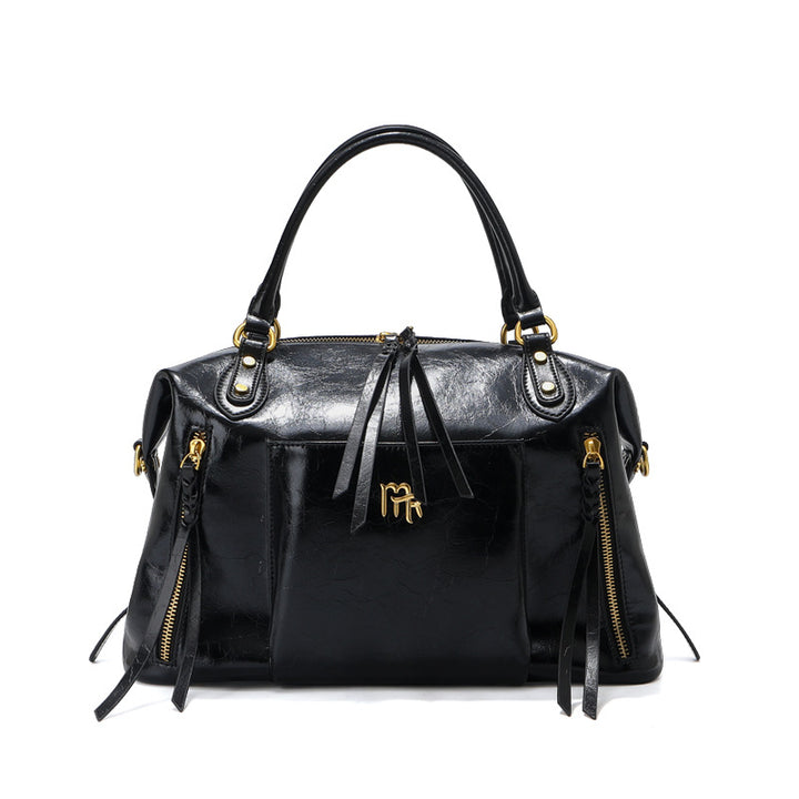 Damen elegante Handtasche mit goldenen Details Nord Taschen