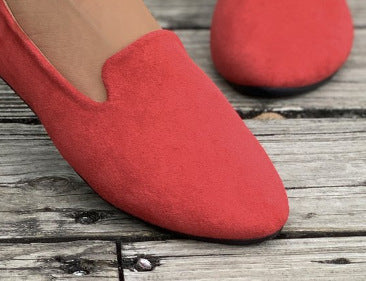 Damen Ballerina mit elastischen Riemen und komfortablem Fußbett Nord Taschen