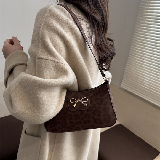 Damen Umhängetasche mit elegantem Leopardenmuster Nord Taschen