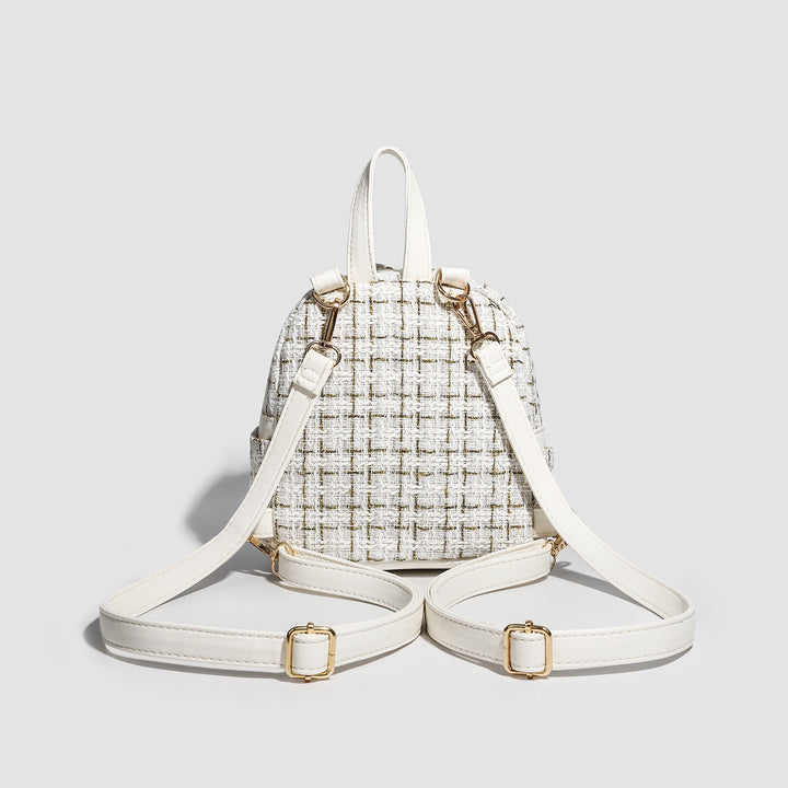 Damen Rucksacktasche mit elegantem Gewebe und praktischen Reißverschluss Nord Taschen