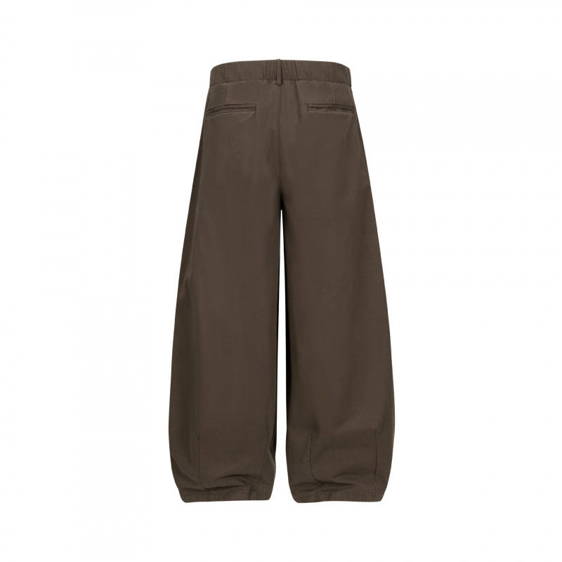 Damen Weite High‑Waist Bundfaltenhose mit ballonförmiger Silhouette Nord Taschen