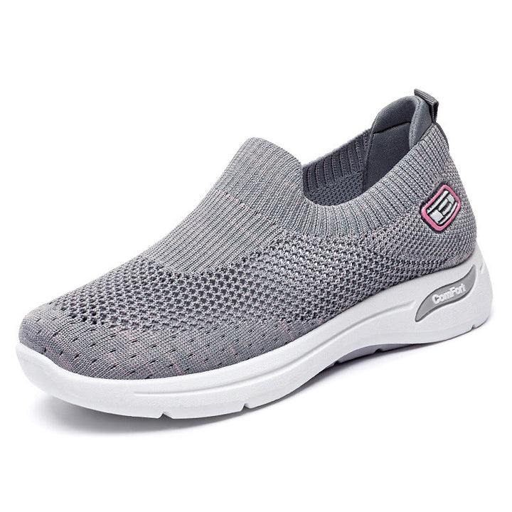 Damen Atmungsaktive Slip-On Sneakers mit weichem Stretch-Obermaterial
