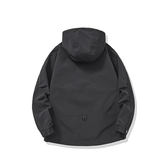Unisex Technische Utility‑Fieldjacke mit Kapuze und mehreren Reißverschluss‑Taschen Nord Taschen