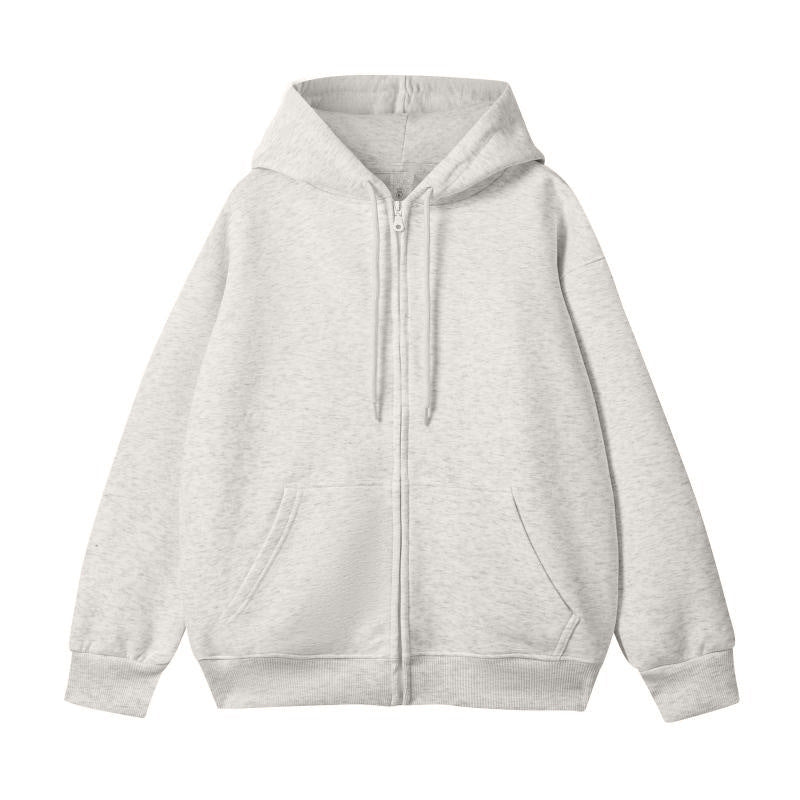 Unisex Oversize-Kapuzenjacke mit durchgehendem Reißverschluss und Kängurutasche Nord Taschen