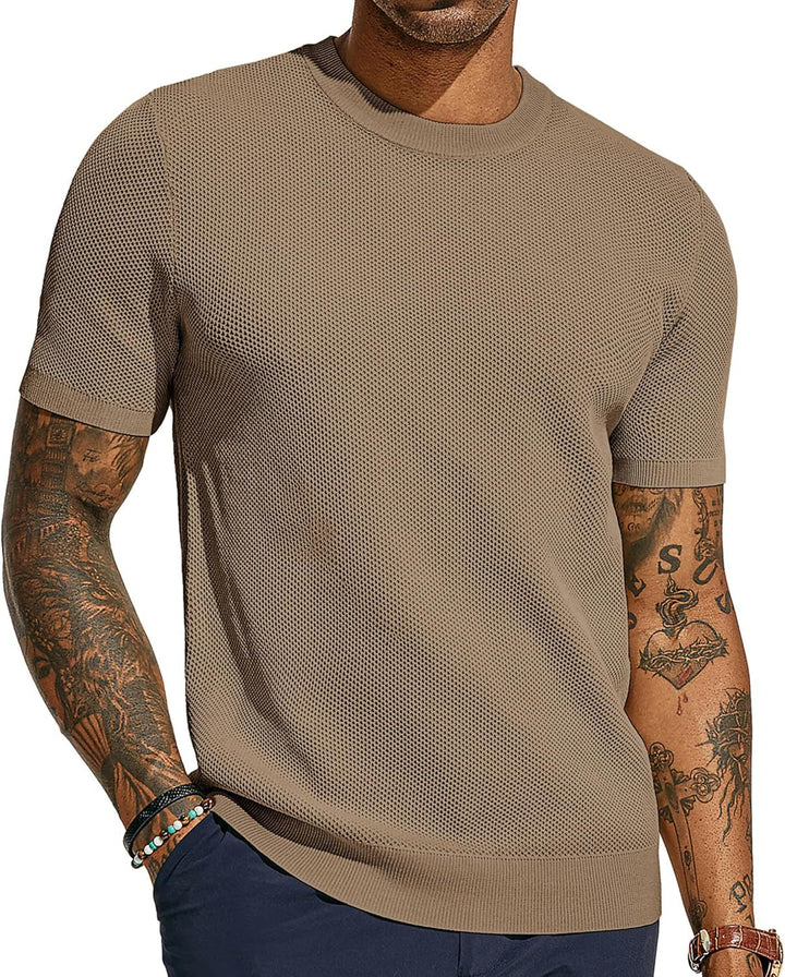 Herren atmungsaktives Netz-T-Shirt