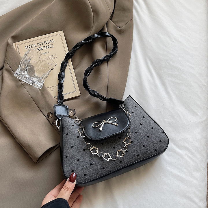Damen modische Handtasche mit Schmuckdetails Nord Taschen