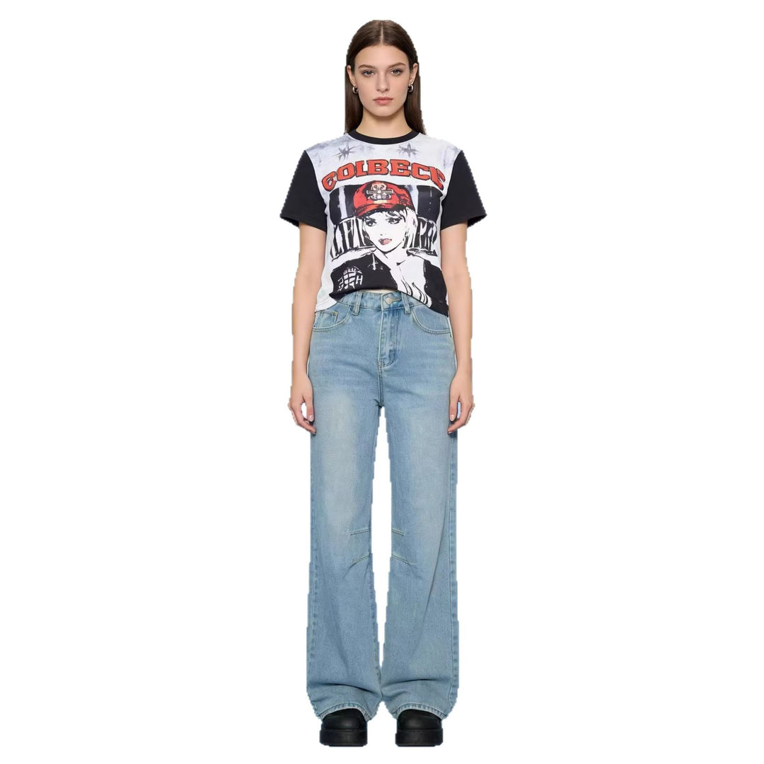 Damen schlichtes langarm-Feinstrickshirt mit Rundhalsausschnitt, leicht taillierter Silhouette und elastischem Tragekomfort Nord Taschen