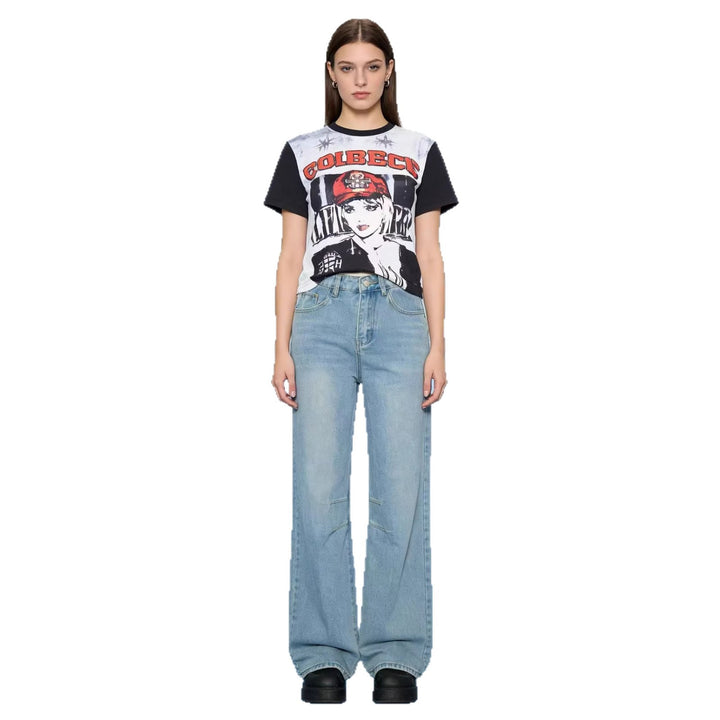 Damen schlichtes langarm-Feinstrickshirt mit Rundhalsausschnitt, leicht taillierter Silhouette und elastischem Tragekomfort Nord Taschen