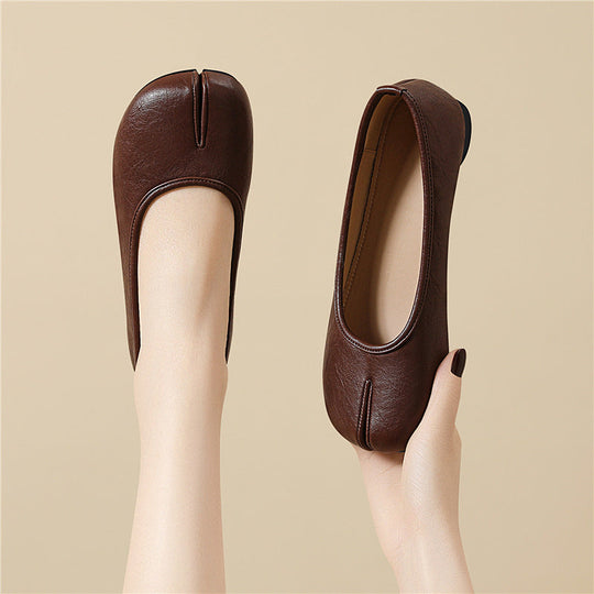 Damen Elegante und bequeme Ballerinas mit flexiblem Fußbett Nord Taschen