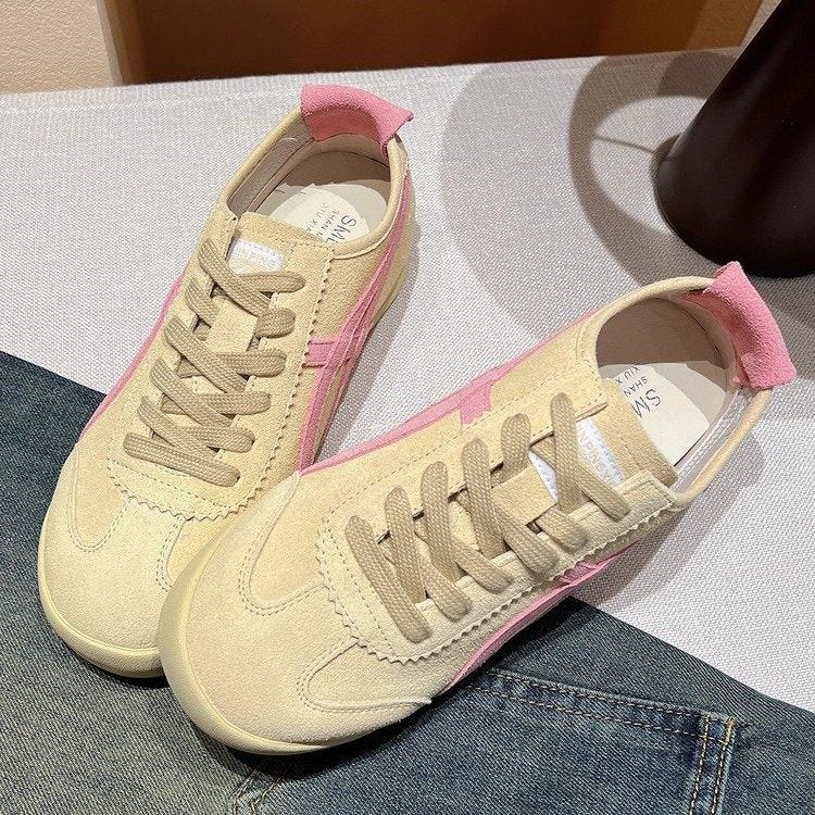 Damen Sneakers aus hochwertigem Wildleder mit modischen Akzenten Nord Taschen