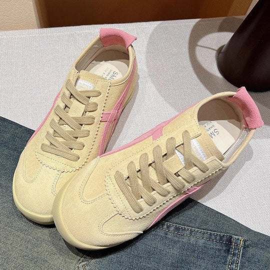 Damen Sneakers aus hochwertigem Wildleder mit modischen Akzenten Nord Taschen