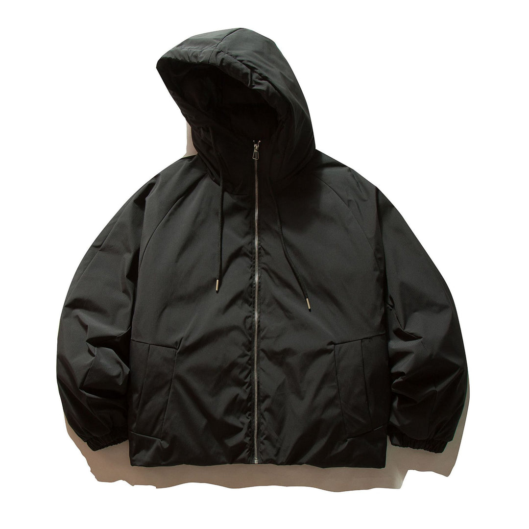 Unisex Boxy wattierte Kapuzenjacke mit Thermoisolierung und elastischen Bündchen Nord Taschen