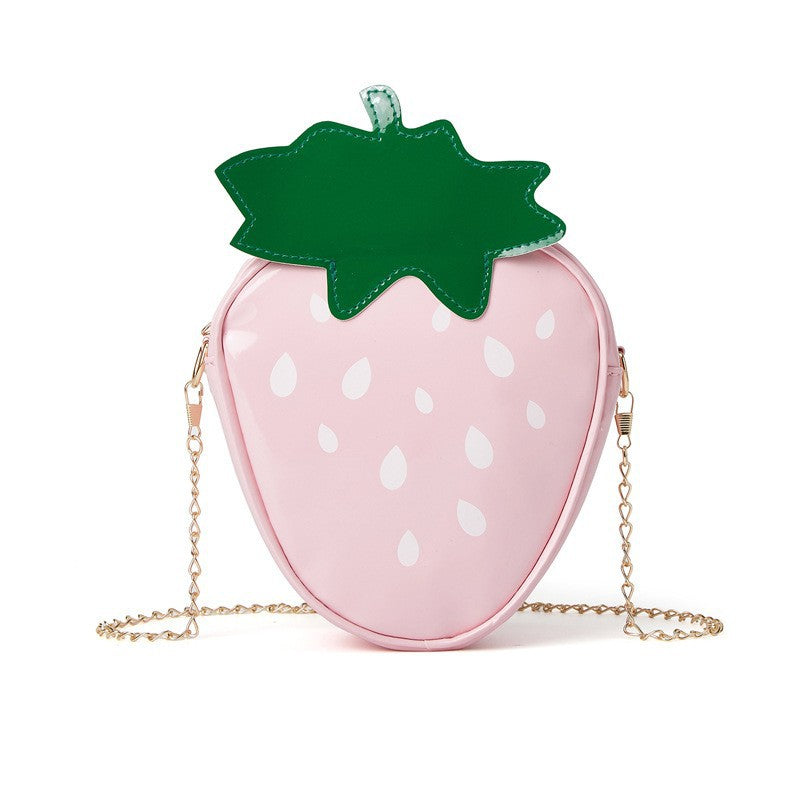 Damen Tasche im fruchtigen Erdbeer-Design mit abnehmbarem Schulterriemen Nord Taschen