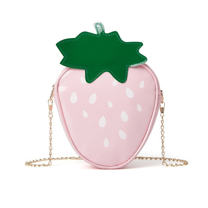 Damen Tasche im fruchtigen Erdbeer-Design mit abnehmbarem Schulterriemen Nord Taschen
