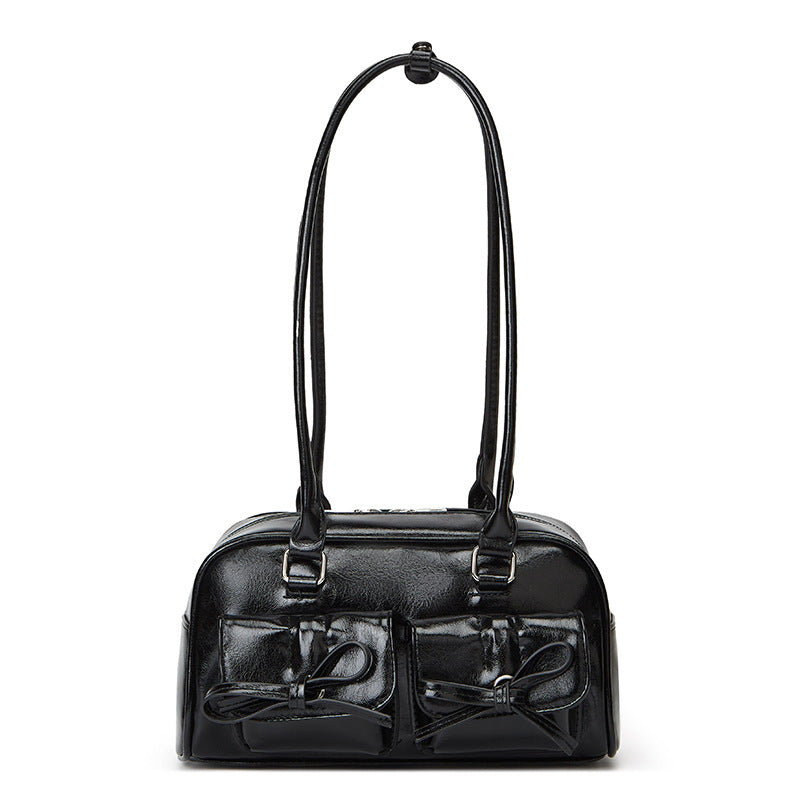 Damen Handtasche mit süßen Knotenapplikationen und praktischem Stauraum Nord Taschen