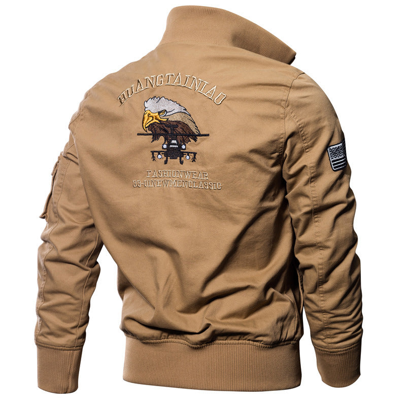 Herren Stylische Pilotjacke mit mehreren Taschen Nord Taschen