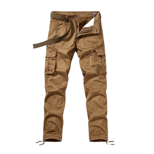 Herren Taktische Cargohose mit Knieabnähern, Mehrfachtaschen und Kordelzug Nord Taschen