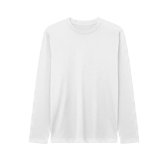 Unisex Langärmeliges Baumwollshirt mit Rundhalsausschnitt und feiner Single-Jersey-Struktur Nord Taschen