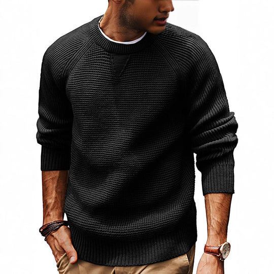 Herren strukturiertes Pullover mit lässigem Schnitt