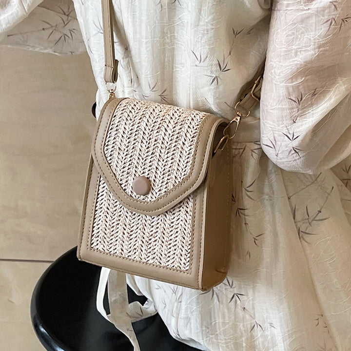 Damen Umhängetasche mit elegantem geflochtenem Design Nord Taschen