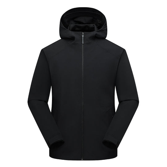 Herren Ultraleichte Softshell-Kapuzenjacke mit nahtverdecktem Reißverschluss und ergonomischer Kapuze Nord Taschen