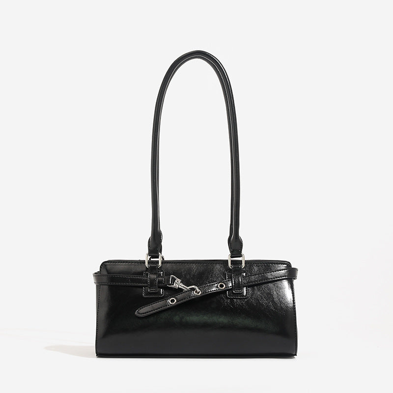 Damen elegante Kuvert-Tasche mit luxuriösem Griff und hochwertiger Lederstruktur Nord Taschen