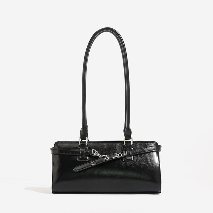 Damen elegante Kuvert-Tasche mit luxuriösem Griff und hochwertiger Lederstruktur Nord Taschen