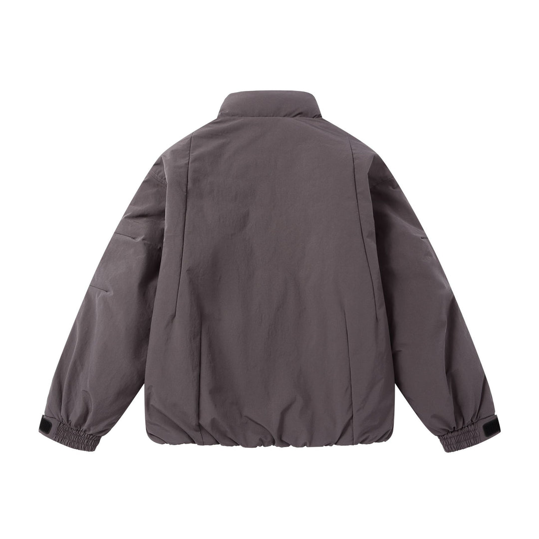 Herren Kurz‑Pufferjacke mit schützendem Stehkragen, verdecktem Reißverschluss und elastischem Saum Nord Taschen