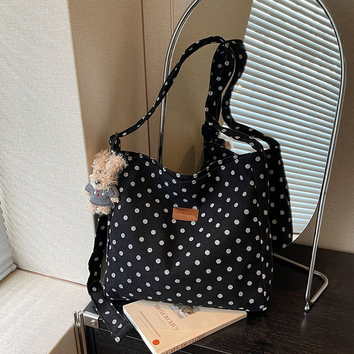 Damen praktische Beutel-Tasche mit modischem Punktedesign Nord Taschen
